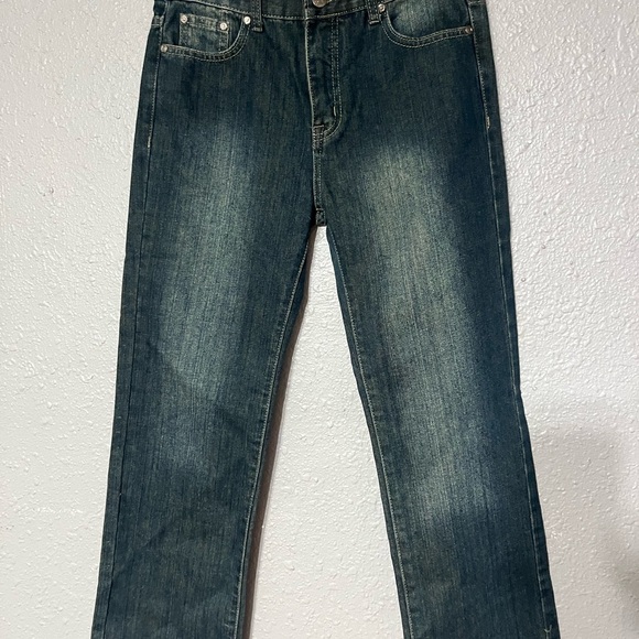 Marc by Marc Jacobs MJ Women’s Size Stretch Low 14 Rise Bootcut blue Jeans Zipp - Picture 8 of 8